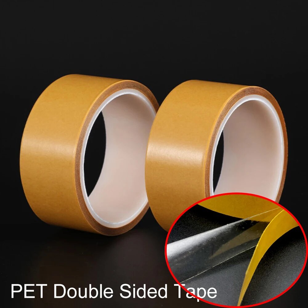 Двухсторонняя клейкая лента PET 10 м 12mm 0.05mm 10 М