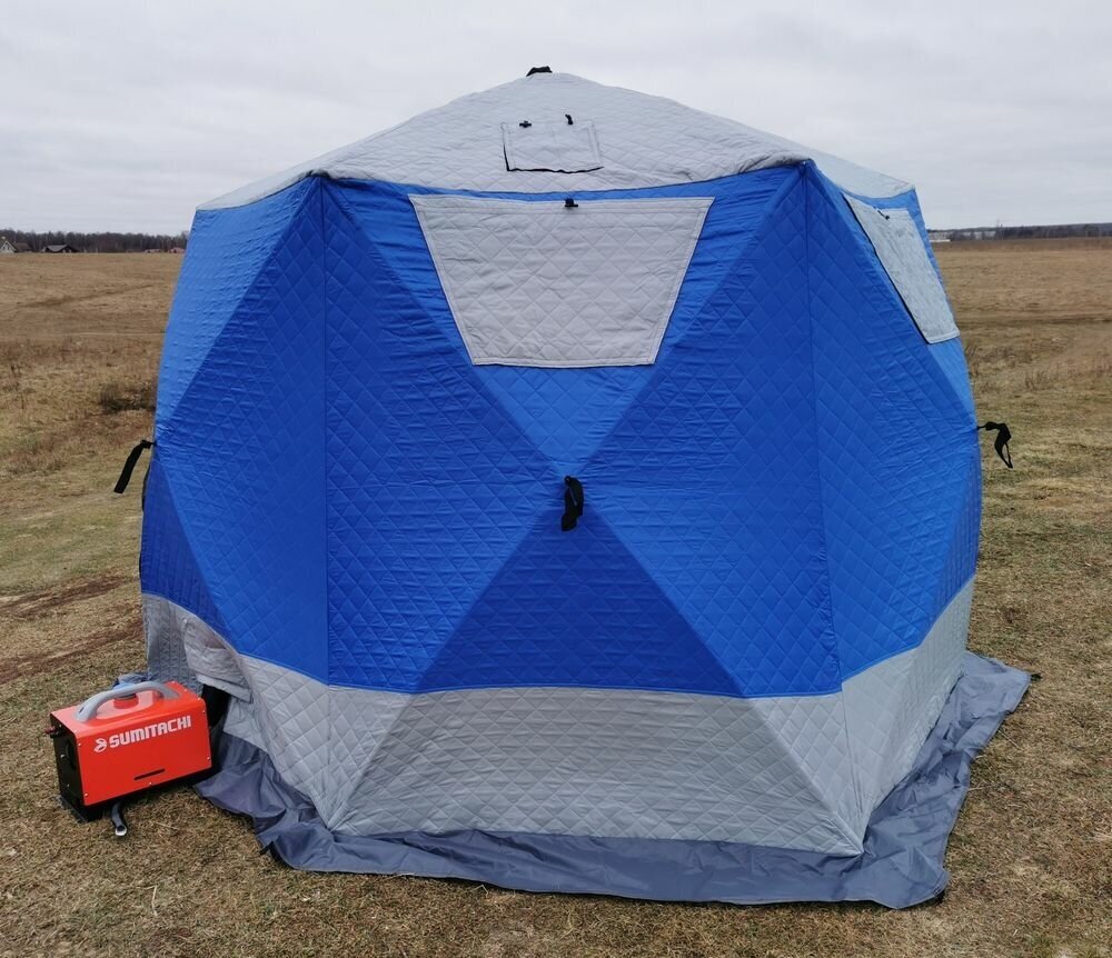 Зимняя палатка шатер 6 местная Nature camping палатка шатер для зимней рыбалки   M2020  