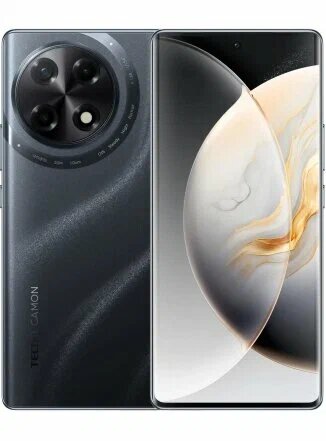 Смартфон TECNO CAMON 30S, 8 ГБ + 128 ГБ, экран 6,7", камера 64 МП, черный