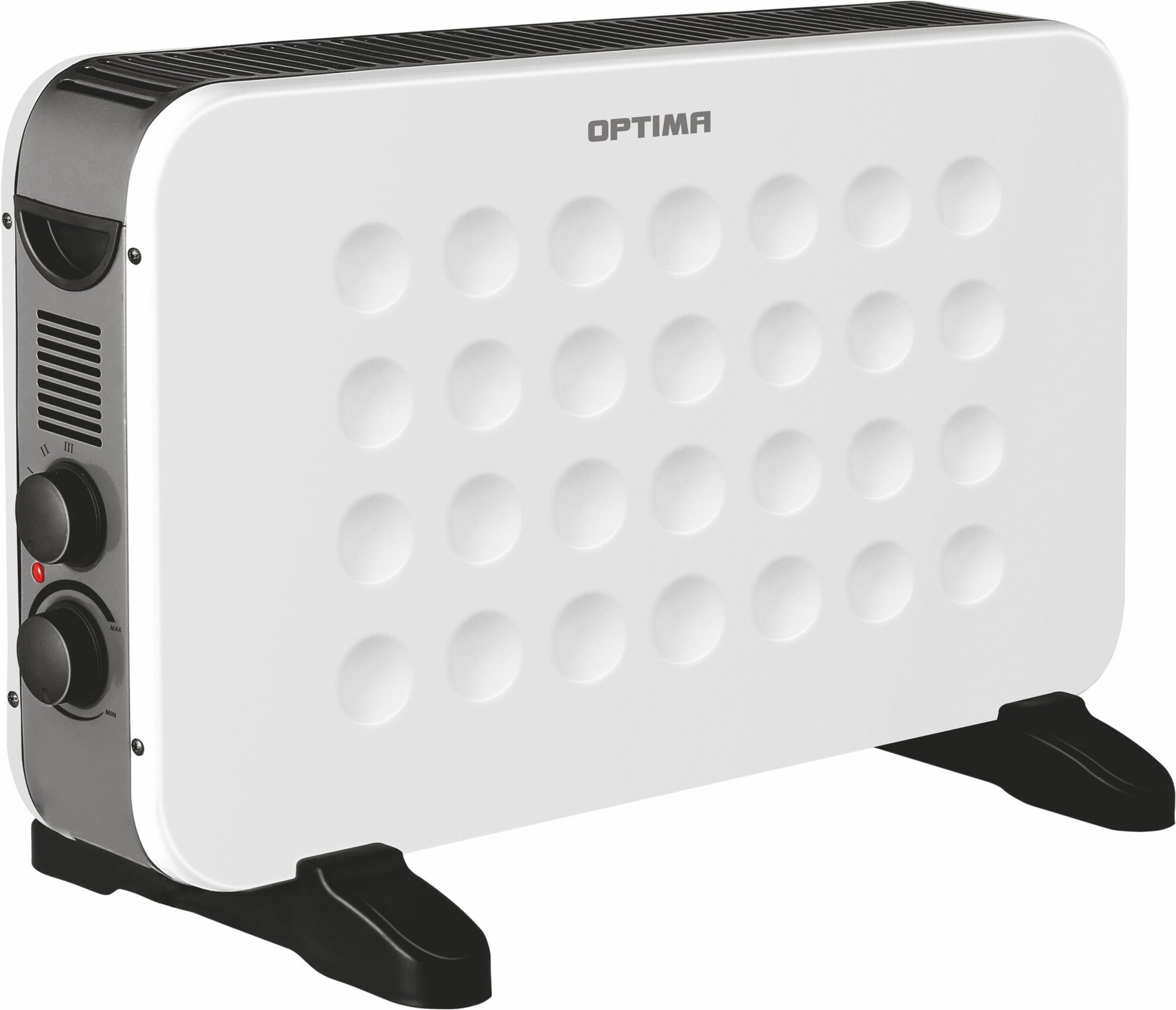 Конвектор Optima CH-2023W игольчатый нагревательный элемент механический тип управления