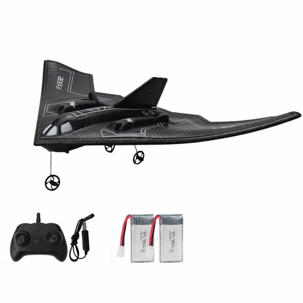 (1 набор) FX632 Delta Wing B2 Fighter Glider R/C Plane (Magnetic) - Dual Battery