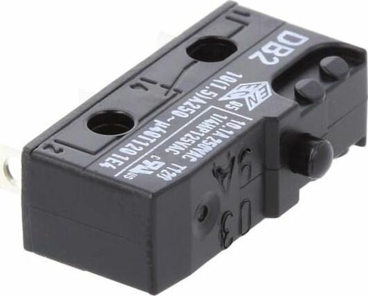 Микропереключатель CHERRY DB2C-A1AA Микропереключатель SNAP ACTION без рычага SPDT 10A/250ВAC 1шт