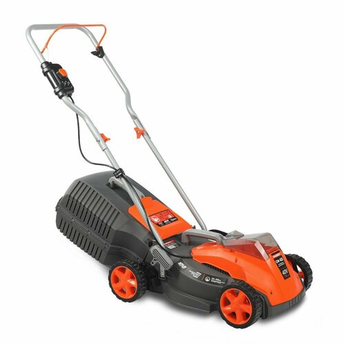 Аккумуляторная газонокосилка PATRIOT CM 432, 2.5 А·ч, без АКБ, 32 см оранжевый