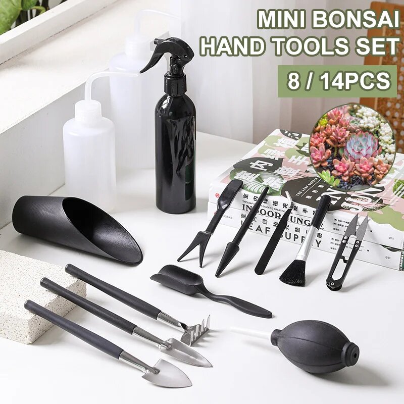 Изображение Набор инструментов для растений, 14piece set green
