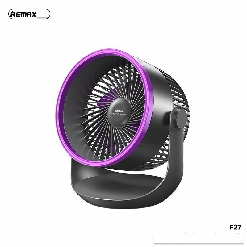Вентилятор настольный от USB Remax F27: Бесшумный, настенный и беспроводной