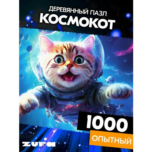 фото Пазл космо кот 1000 деталей опытный zufa
