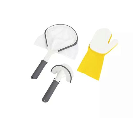 Набор для чистки СПА-бассейнов, сачок, щетка, чистящая варежка