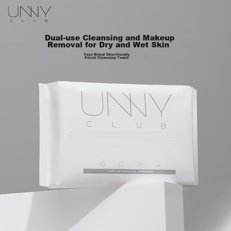 Unny Club Soft Wipes, 30 Sheets, Disposable Portable Pull-Out Facial Tissues, Moisturizing Ingredients, Suitable for Both Dry And Wet Use