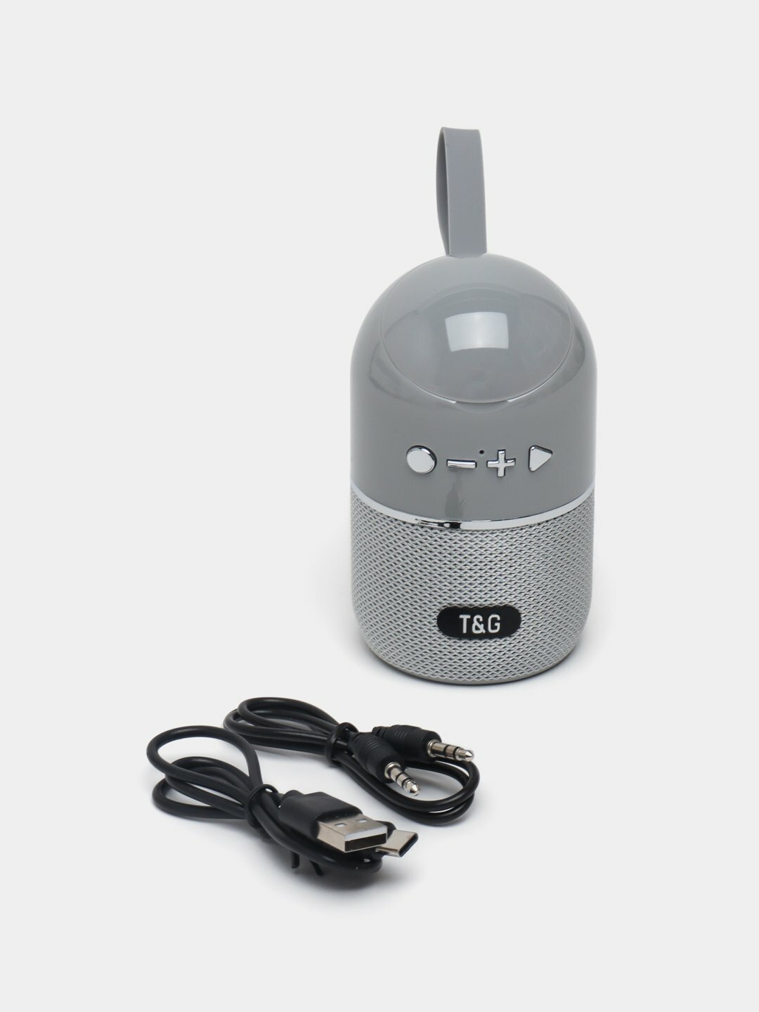 Беспроводные мини Bluetooth-колонка + наушники T&G TG805 TWS, 2 в 1, Серый — фото 1