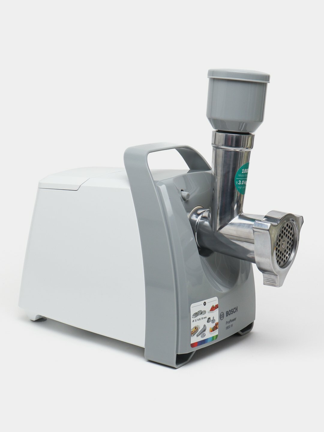 Мясорубка Bosch MFW66020, мощность 1800Вт, защита от перегрузок — фото 1