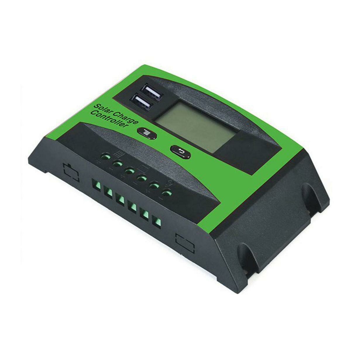 30A 12V 24V Солнечный контроллер LCD Функция Dual USB 5VDC Выход Панель солнечных элементов Регулятор заряда аккумулятор