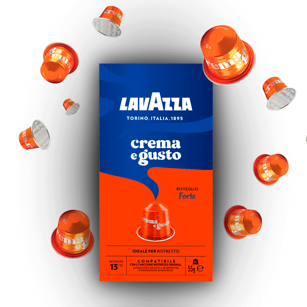 Кофе Lavazza Crema e Gusto Forte в капсулах, для Nespresso Original