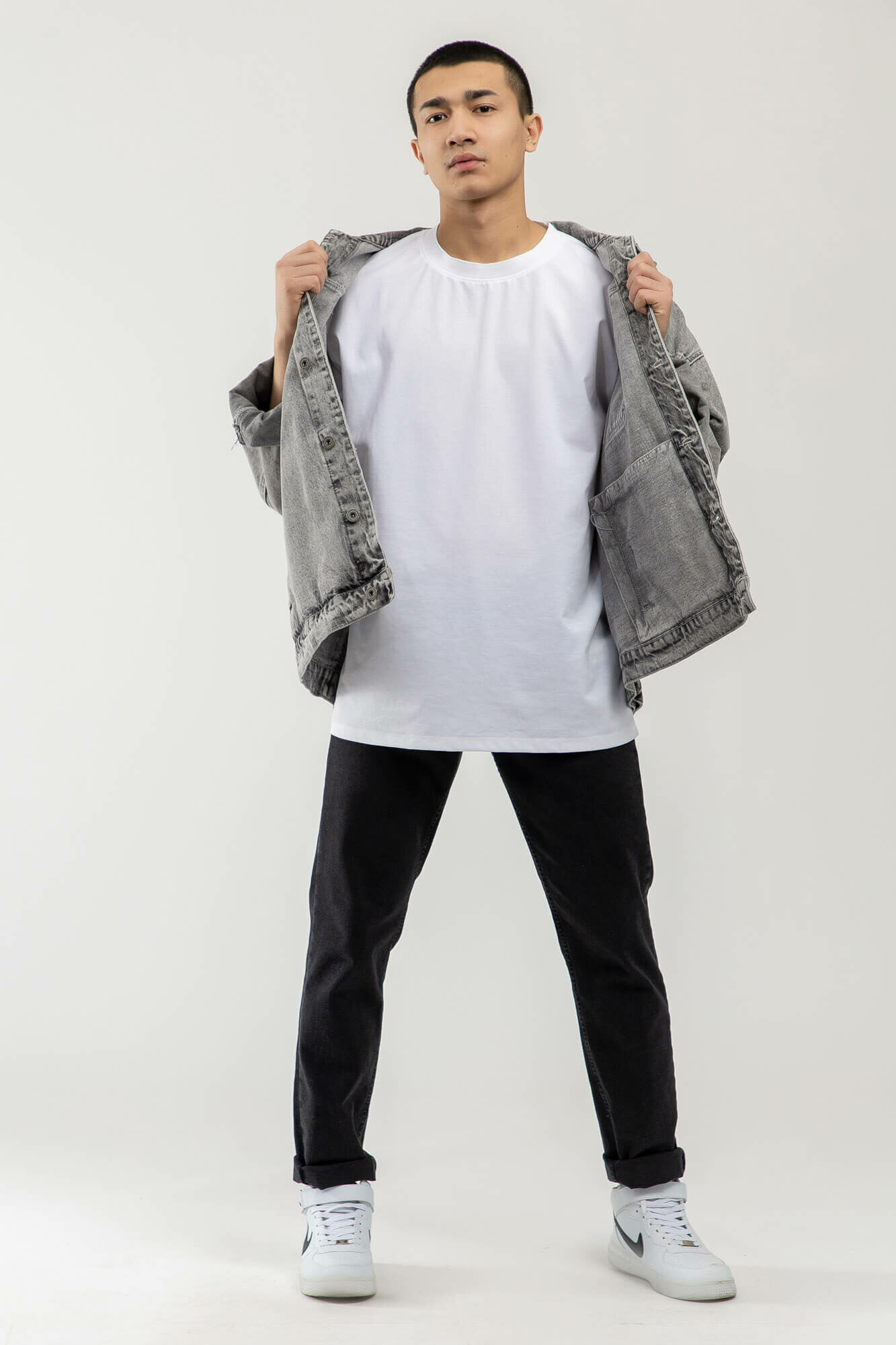 Ветровка TERRA PRO джинсовая куртка, размер M, grey — фото 1