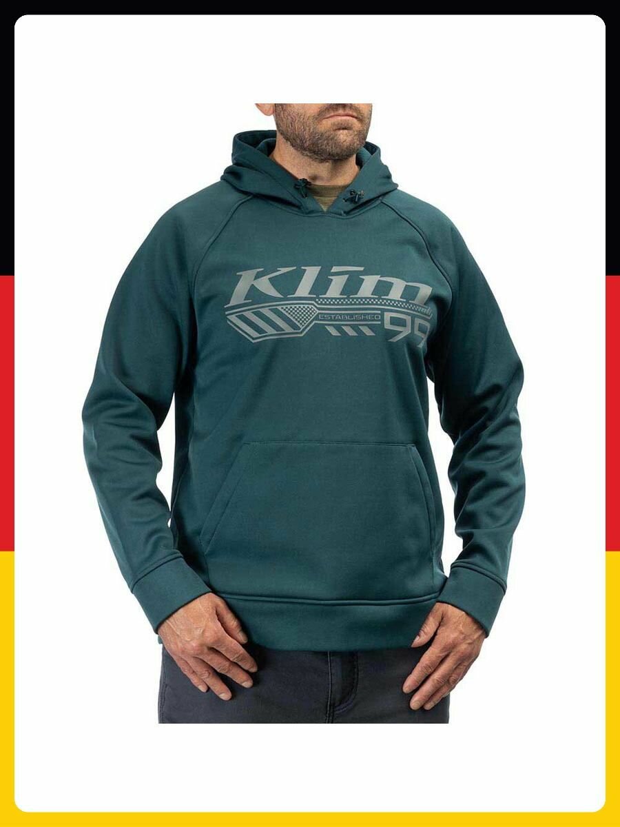 Толстовка спортивная Klim, размер M, , зеленый
