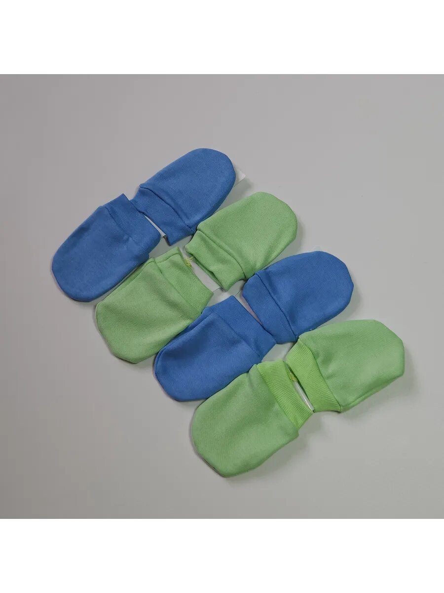 Антицарапки У+ для детей размер 36/56 голубой зеленый