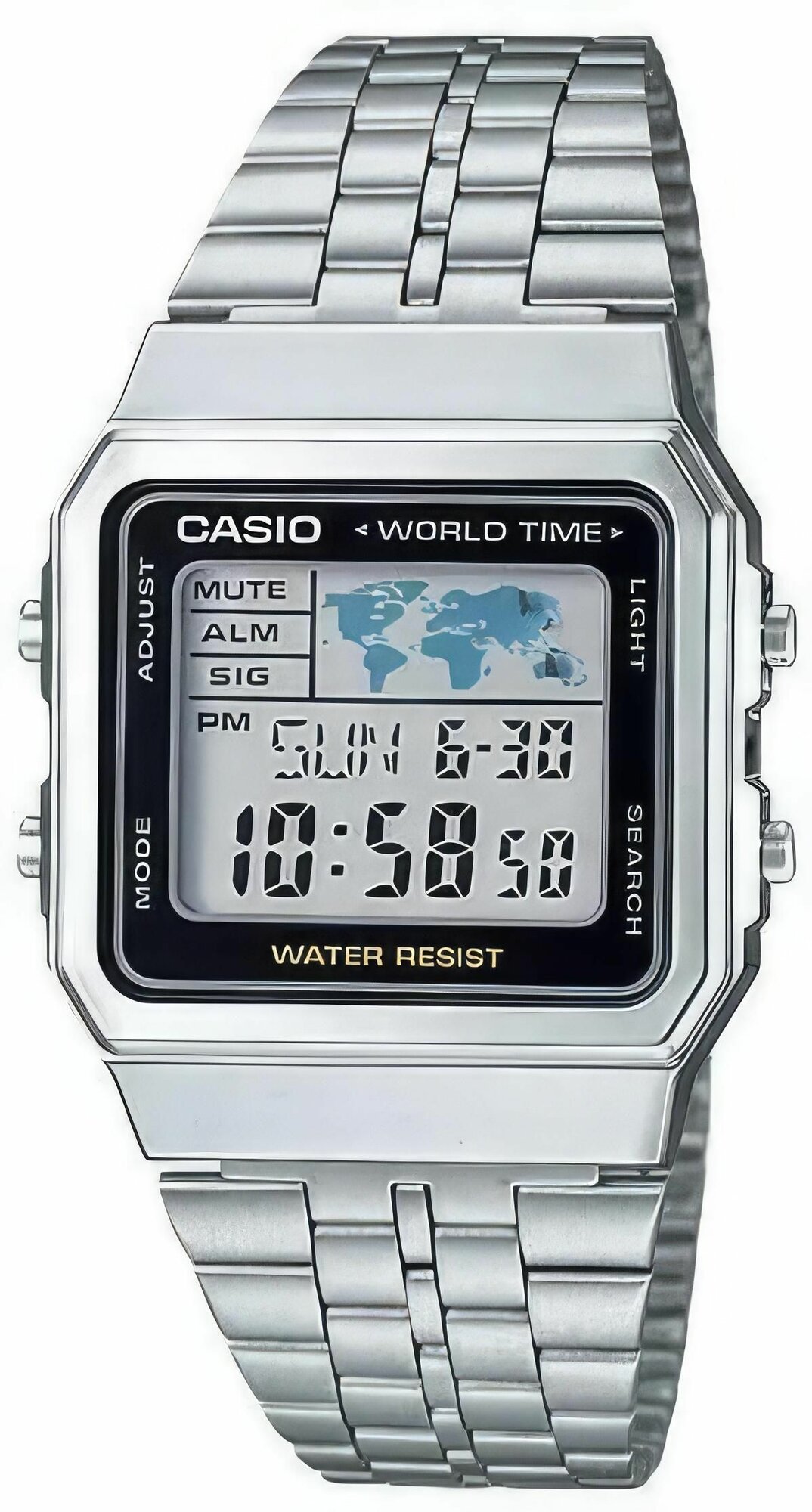 Наручные часы CASIO Vintage, серебряный