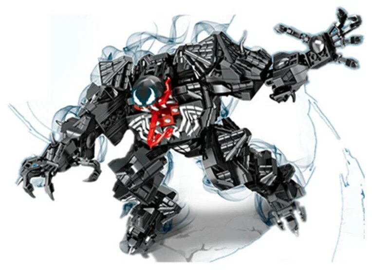 Конструктор MARS "Веном", 810 элементов, 4 минифигурки, развивающая игра — фото 1