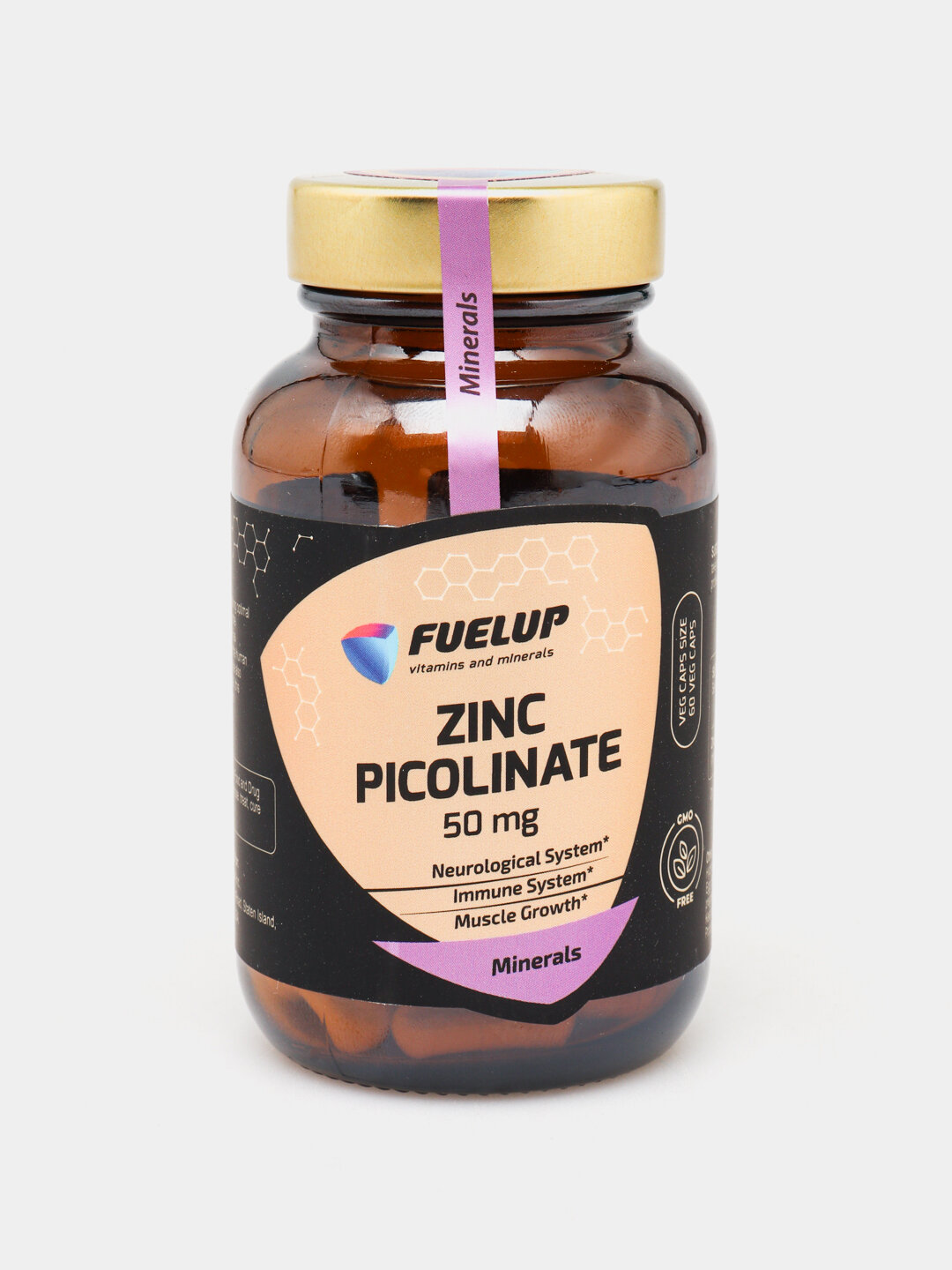 Цинк Пиколинат 50mg 60 капсула, Пикалинат цинка FuelUP Picolinate
