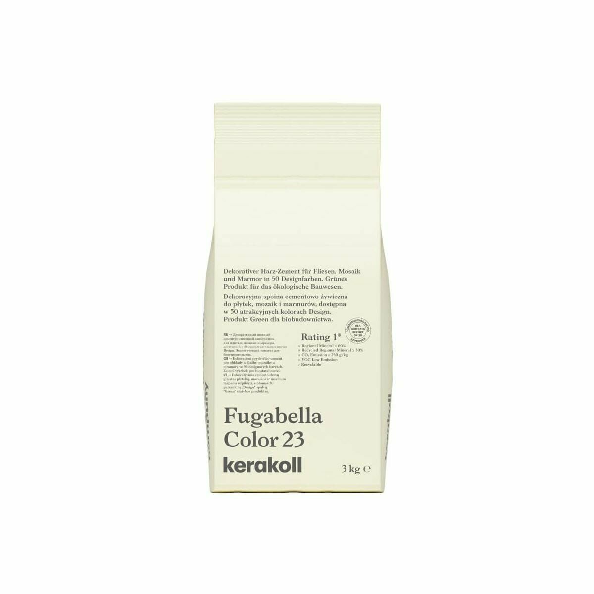 Затирка цементно-полимерная Fugabella Color №23 Kerakoll 3 кг