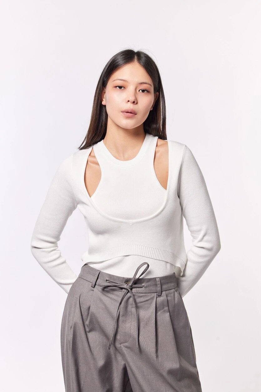 Джемпер Selfie, размер L, белый — фото 1