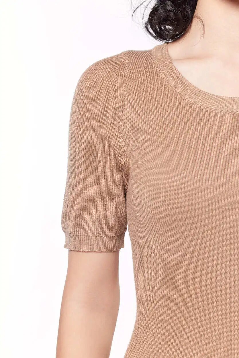 Платье Selfie, размер L, бежевый — фото 1