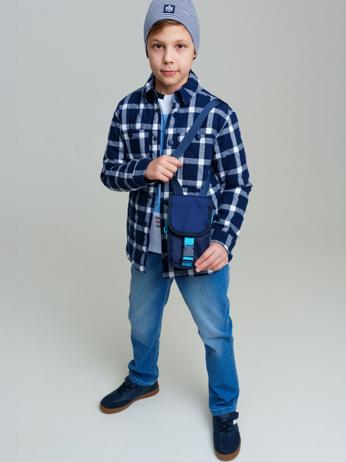 Сумка кросс-боди playToday, темно-синий — фото 1