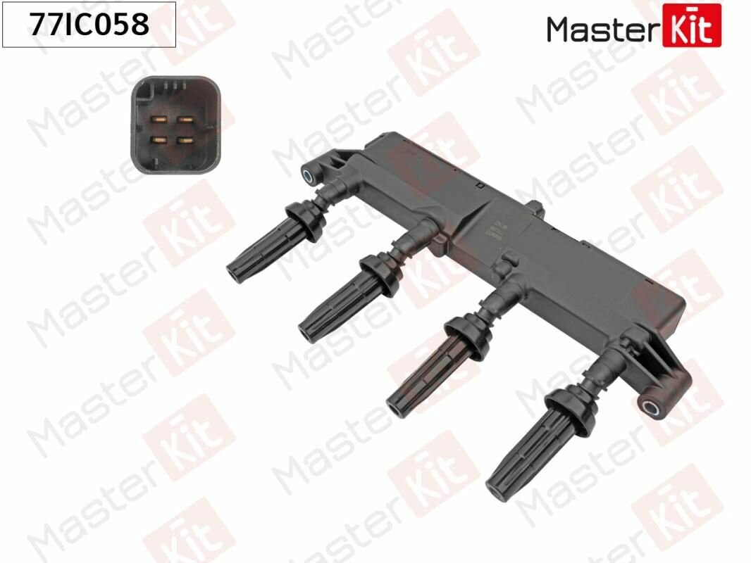 Катушка зажигания для Ситроен Берлинго, C3 1, Пежо 206, 207, 307 77IC058 MASTERKIT