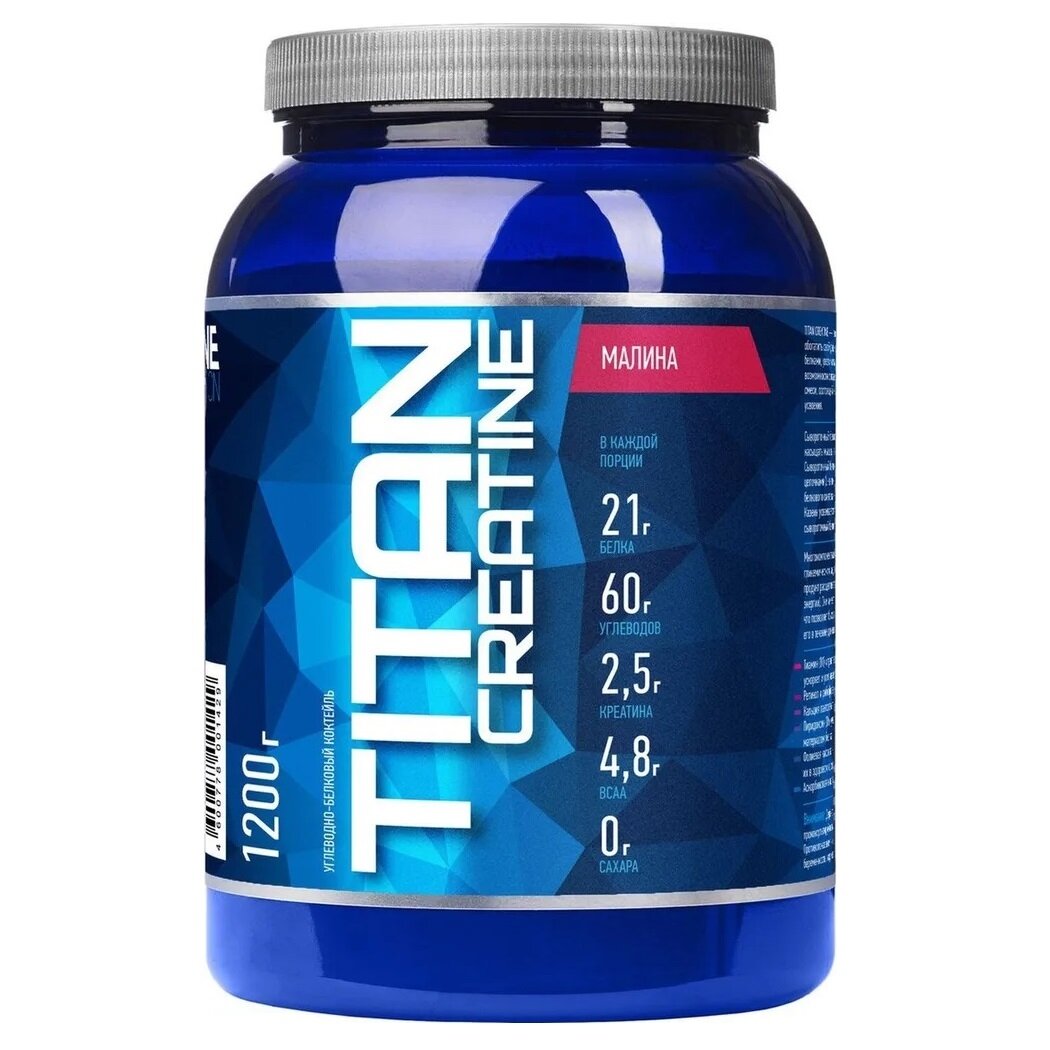 Многокомпонентный гейнер TITAN Creatine 1200 гр (R-Line Sport Nutrition) Малина
