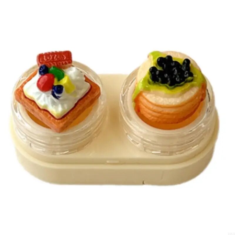 D0UB Cupcake Designs Contact Lins Yellow Унисекс