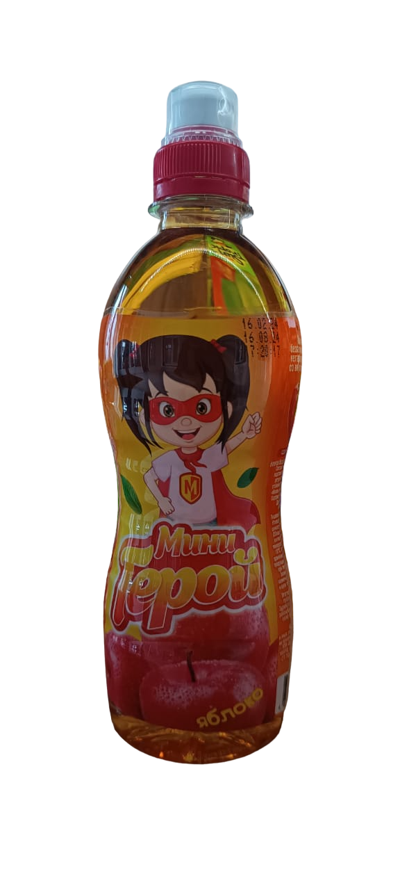 Напиток "Мини Герой", Яблоко, 0.43л