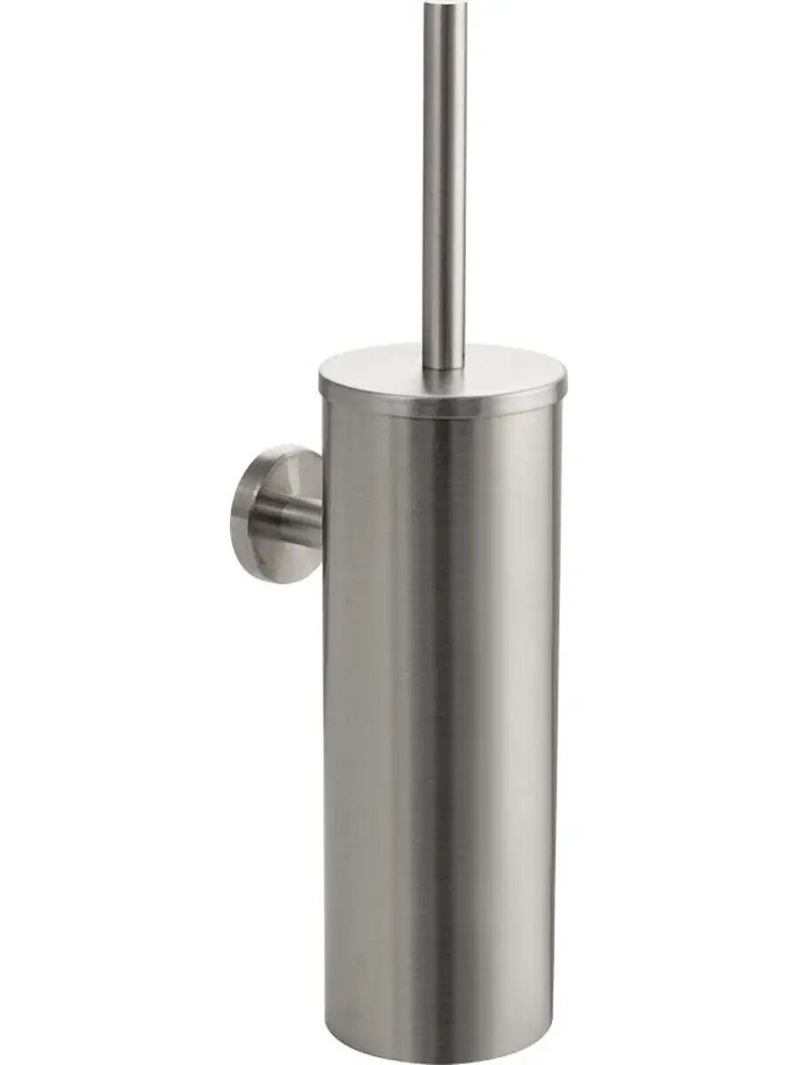 Ёршик GFmark настенный нержавеющая сталь матовый с крышкой подвесной