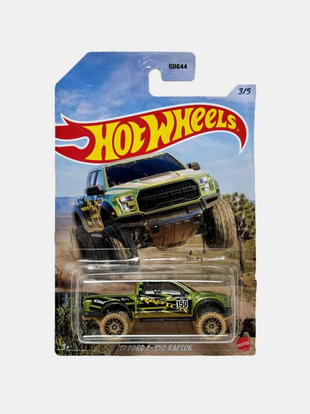 Детская машинка Hotwheels Бегуны по бездорожью внедорожник черно-красный Код. 25572