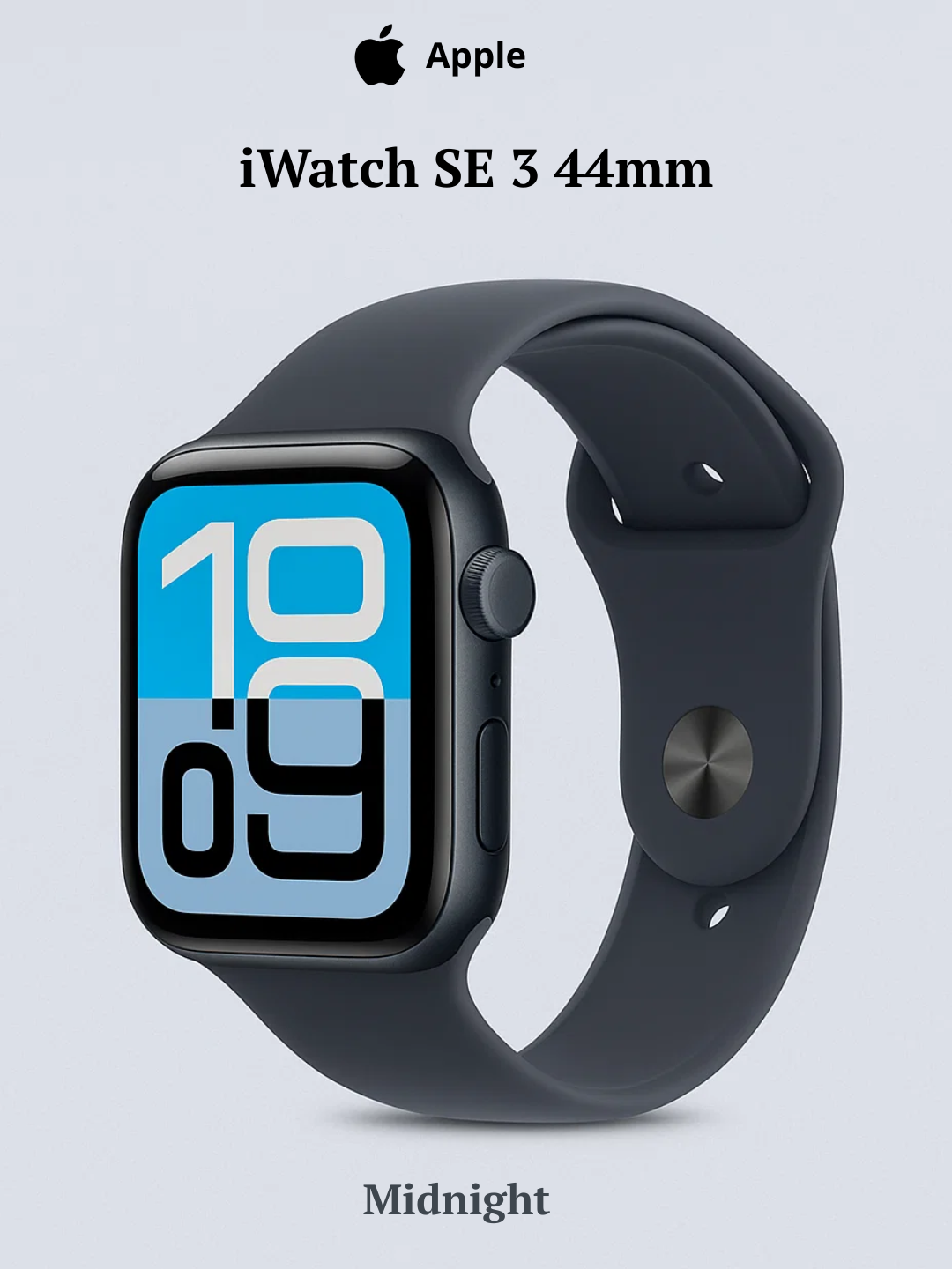 Apple Watch SE 3 умные часы 44 мм, GPS (Midnight) 2025 Года