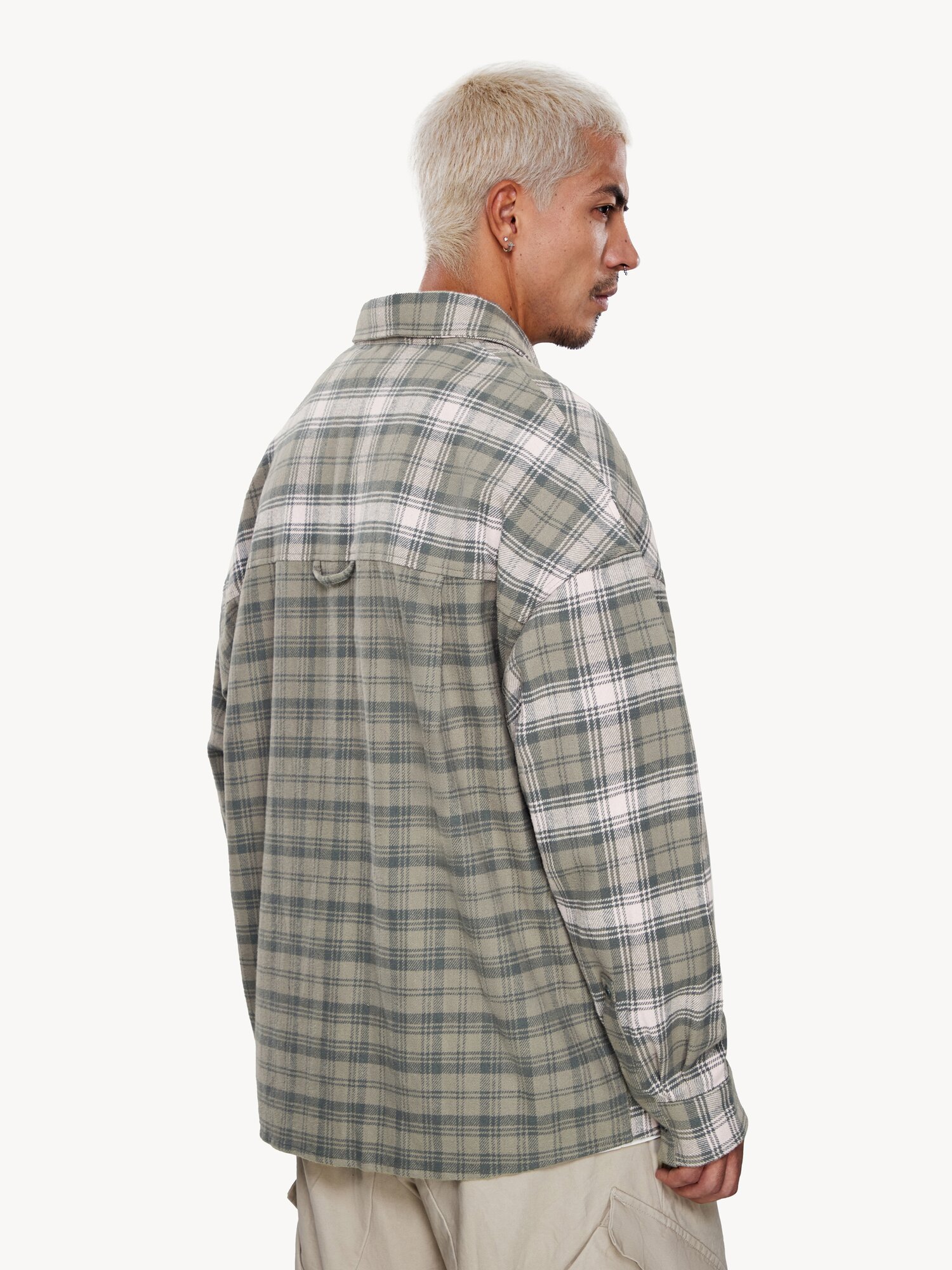 Рубашка MUTED из плотной фланели разных оттенков, размер 4XL-5XL, темно-зеленый — фото 1