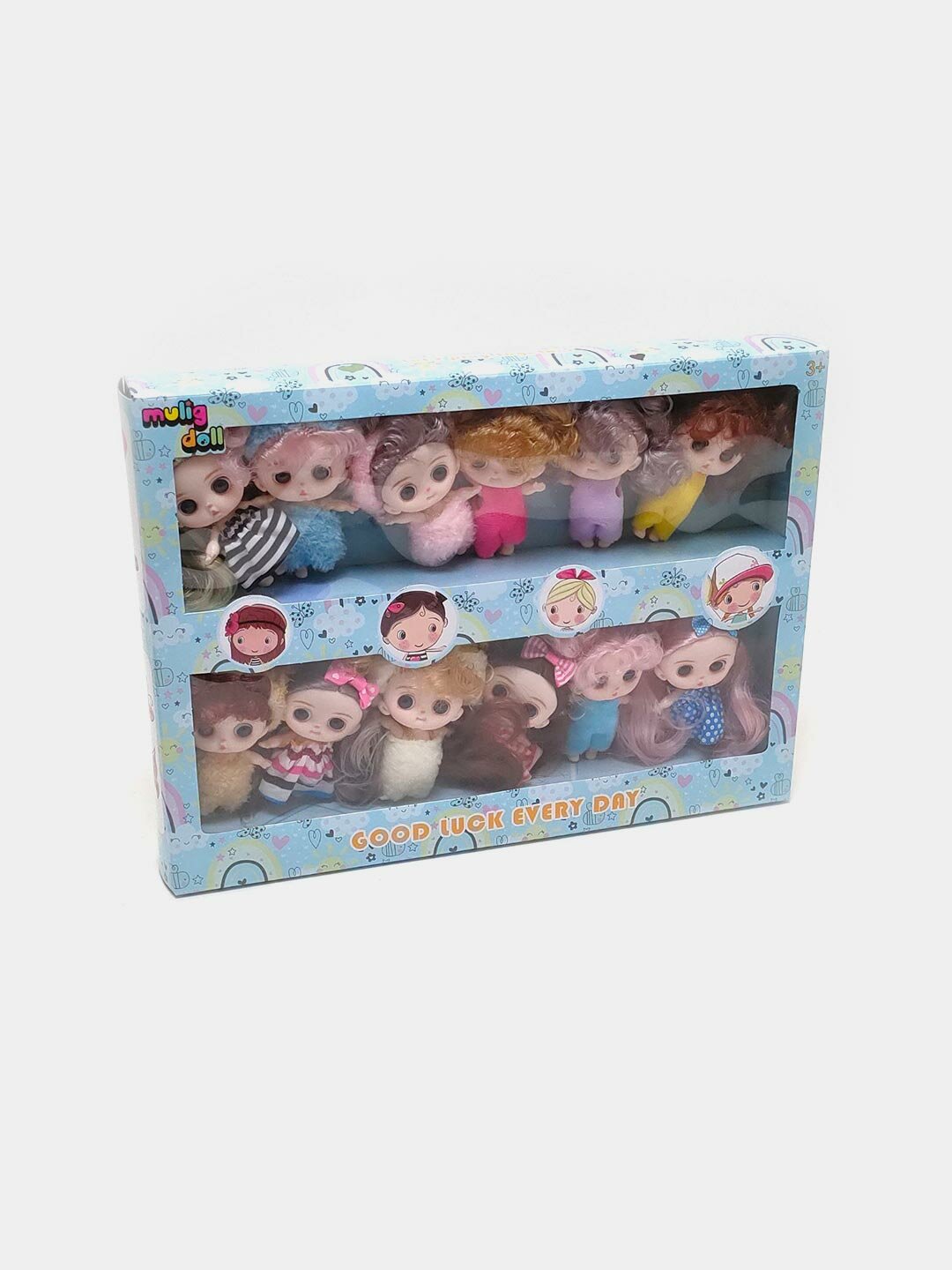 Набор кукол Mulig Doll Art, 10 штук, для развития моторики, воображения, от 3 лет