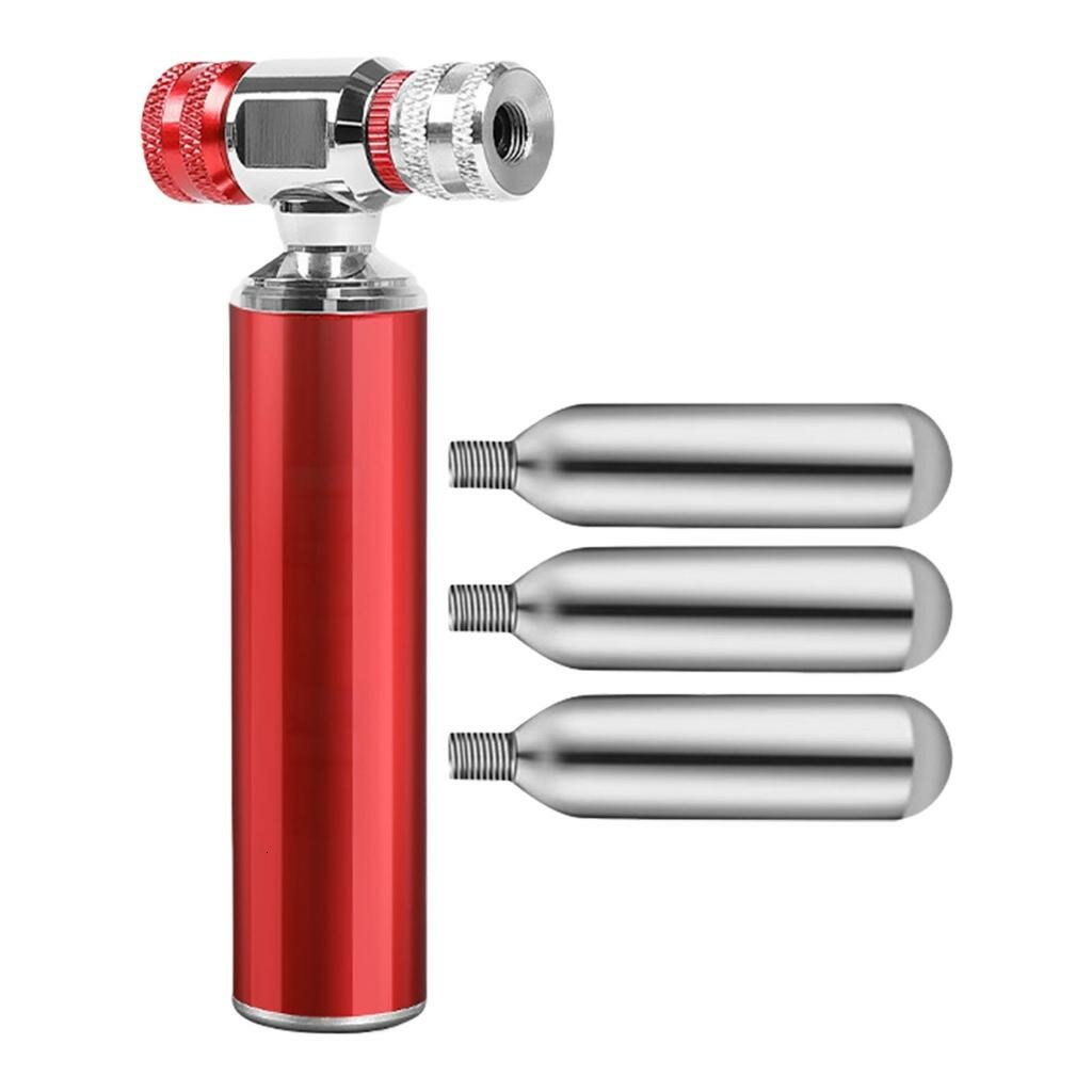 Портативный мини-велосипедный воздушный баллон газовый баллон-воздушная форсунка для углекислого газа 3 газовых баллона