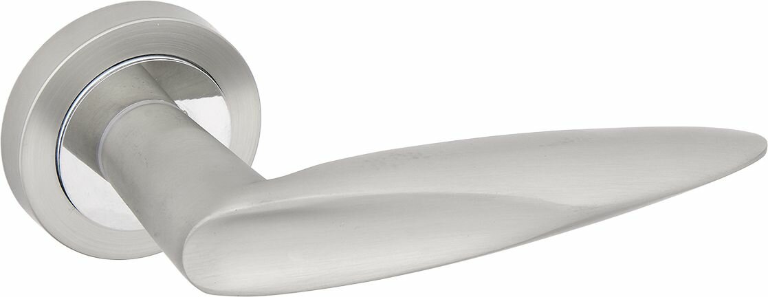 Ручка дверная фабрика замков A 110 перламутровый хром