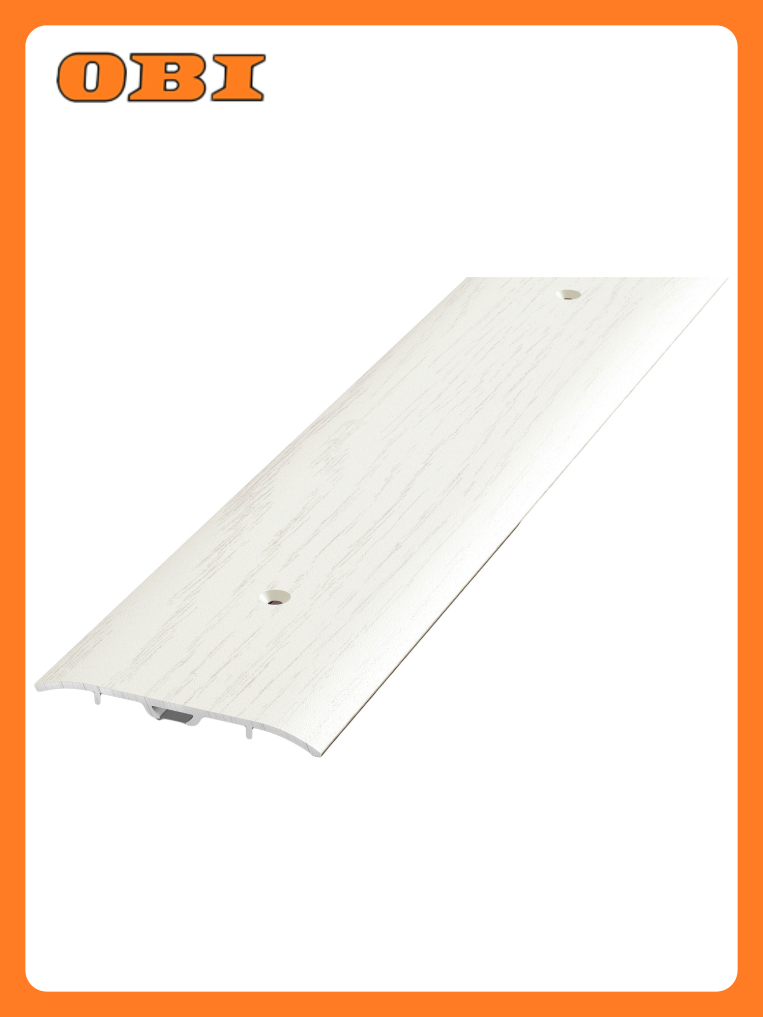 Порог одноуровневый лука ПС 07-1 900. R174 береза алюминий 900х60 мм