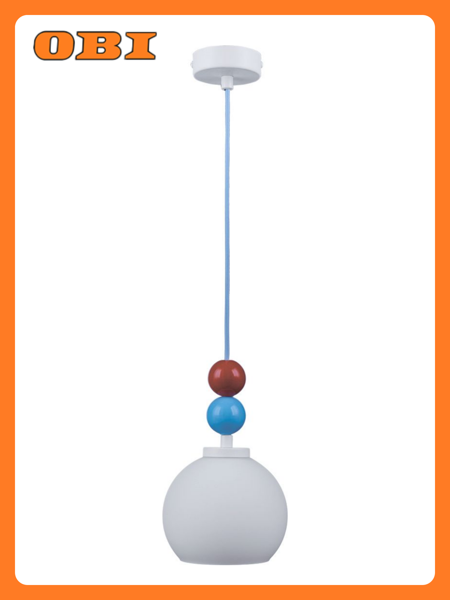 Подвес красный/зеленый декоративный 1хЕ27х75 Вт белый 112x14 см