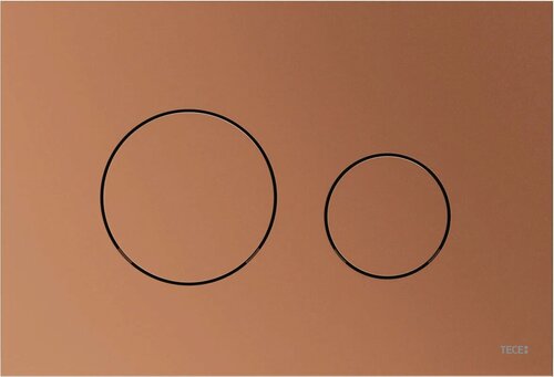 Изображение товара Кнопка смыва Tece TECEloop 2.0 9240937 для инсталляции, красная бронза металлик