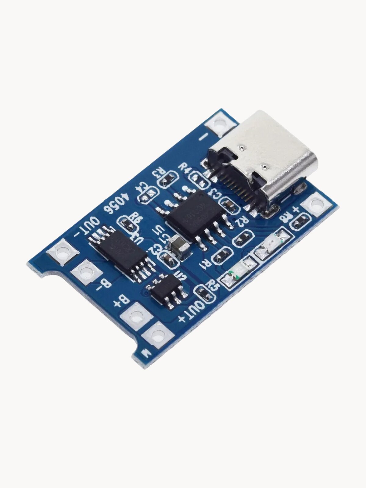 Модуль заряда Li-ion аккумуляторов TP4056 - 1шт / type-C / защита от перезаряда и короткого замыкания / 5В / 1А