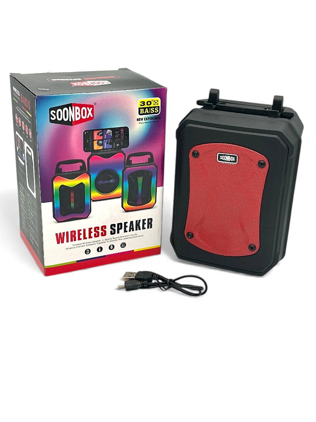 Портативная колонка Savdo Soonbox S59, Bluetooth 5.0, 5 Вт, влагозащищенная, чёрная