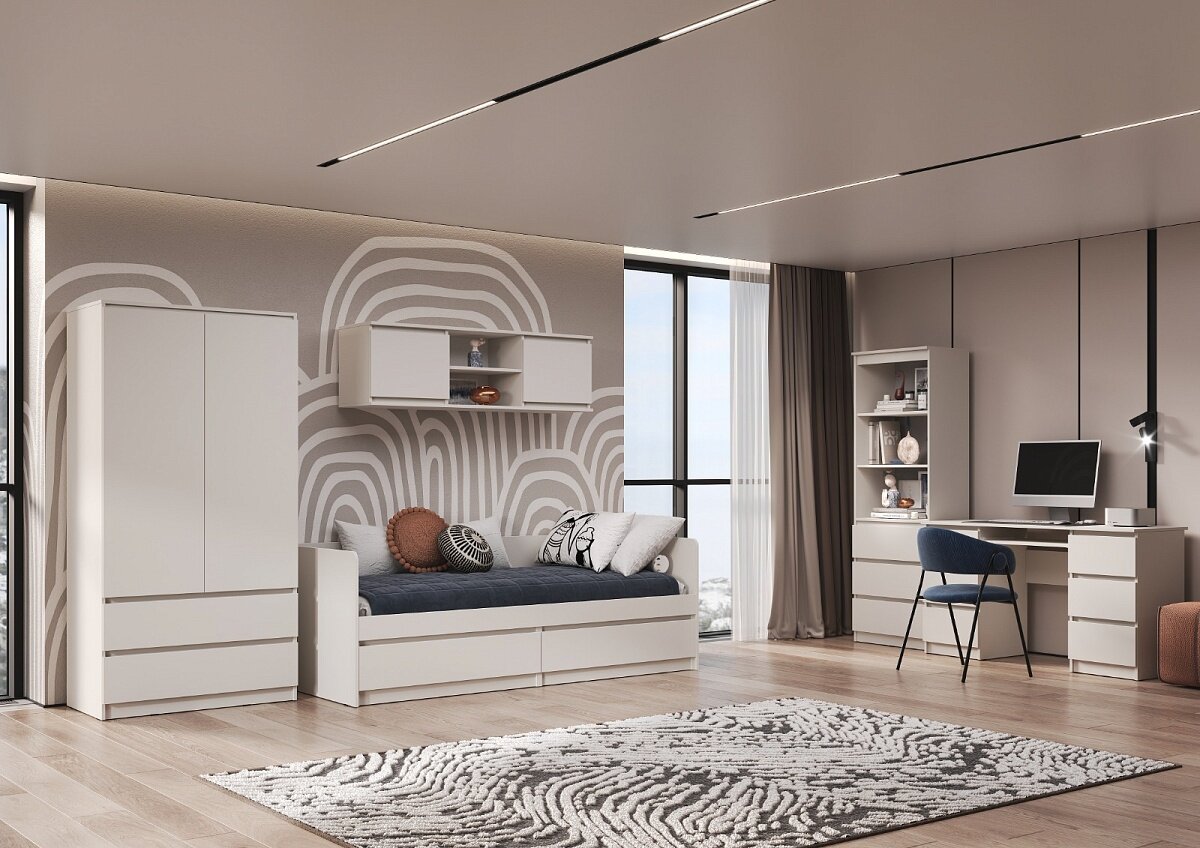 Комплект мебели для детской Челси в цвете: Кашемир Кашемир