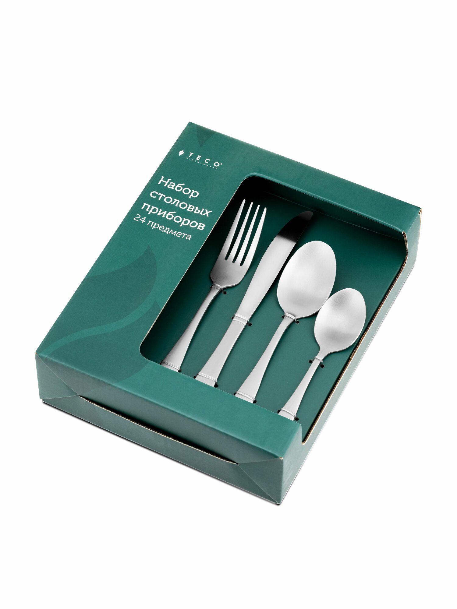 Набор столовых приборов из нержавеющей стали 24 предмета TECO TC-CSET-K49