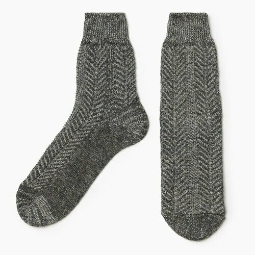 Носки Стильная шерсть, размер 37, серый носки стильная шерсть размер 35 37 бежевый серый