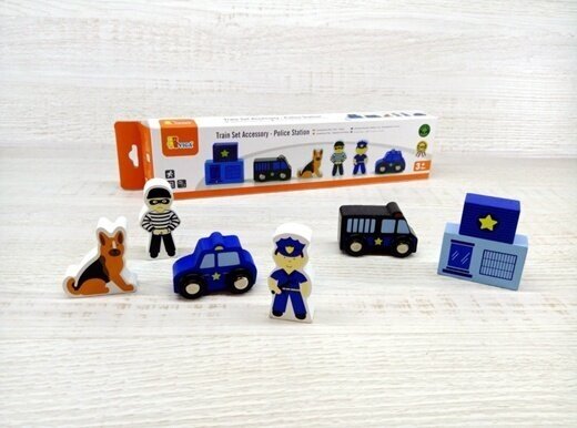 Игровой набор к железной дороге Viga Toys Полицейский участок (50814) - фото №12