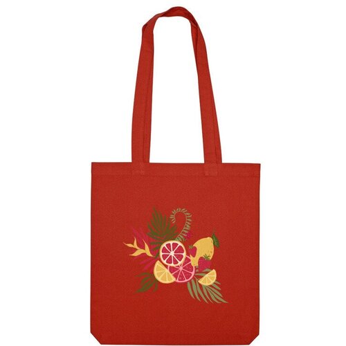 фото Сумка шоппер us basic, красный