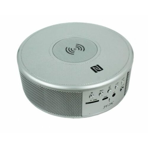 Колонка JY29C серебро Bluetooth V42microSDAUXFMClock 173200₽