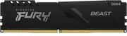 Оперативная память для компьютера 16Gb (1x16Gb) PC4-25600 3200MHz DDR4 DIMM CL16 Kingston FURY Beast Black (KF432C16BB1/16)