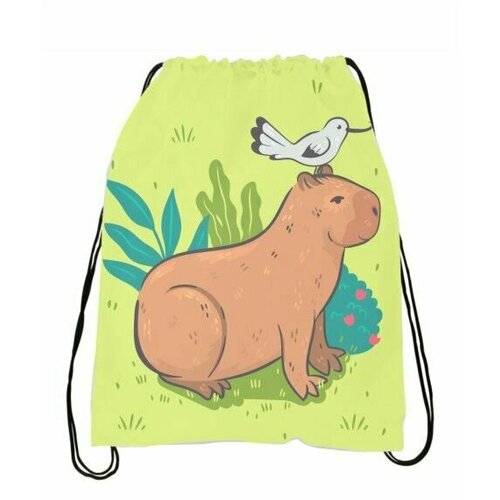 Сумка-мешок MIGOM Капибара, Capybara - 0004 костюм детский волчонок ткань плюш 122 134